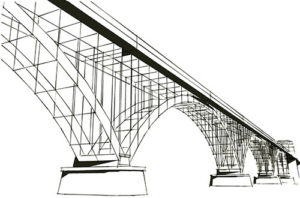 Bridge design funded by public private partnership