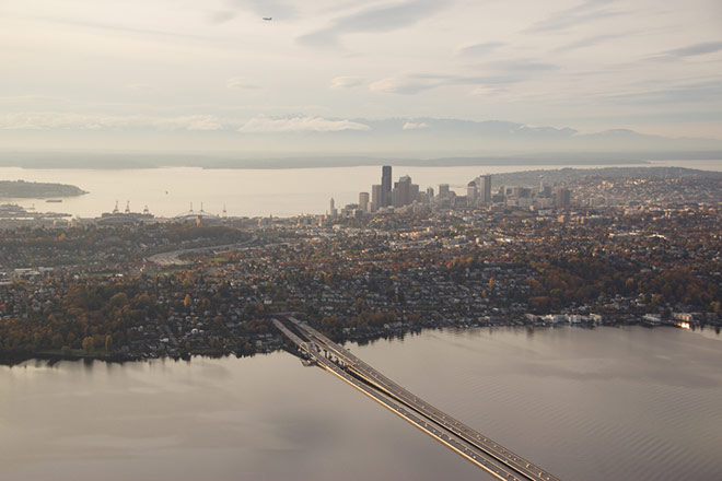 Floating U.S. Brodge in Seattle, I90 