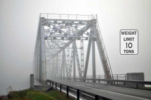 Weight limit on a bridge