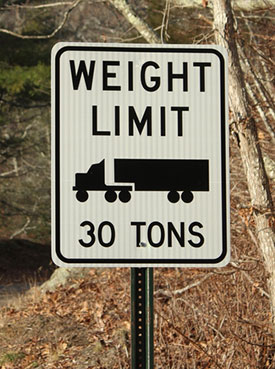 weight limit sign