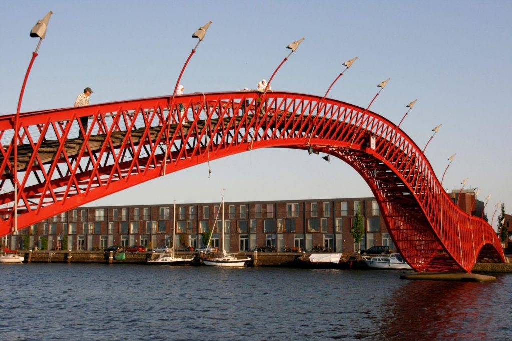 Pythonbrug Amsterdam The Netherlands