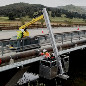 The Bridge Walker Type I in use on a bridge